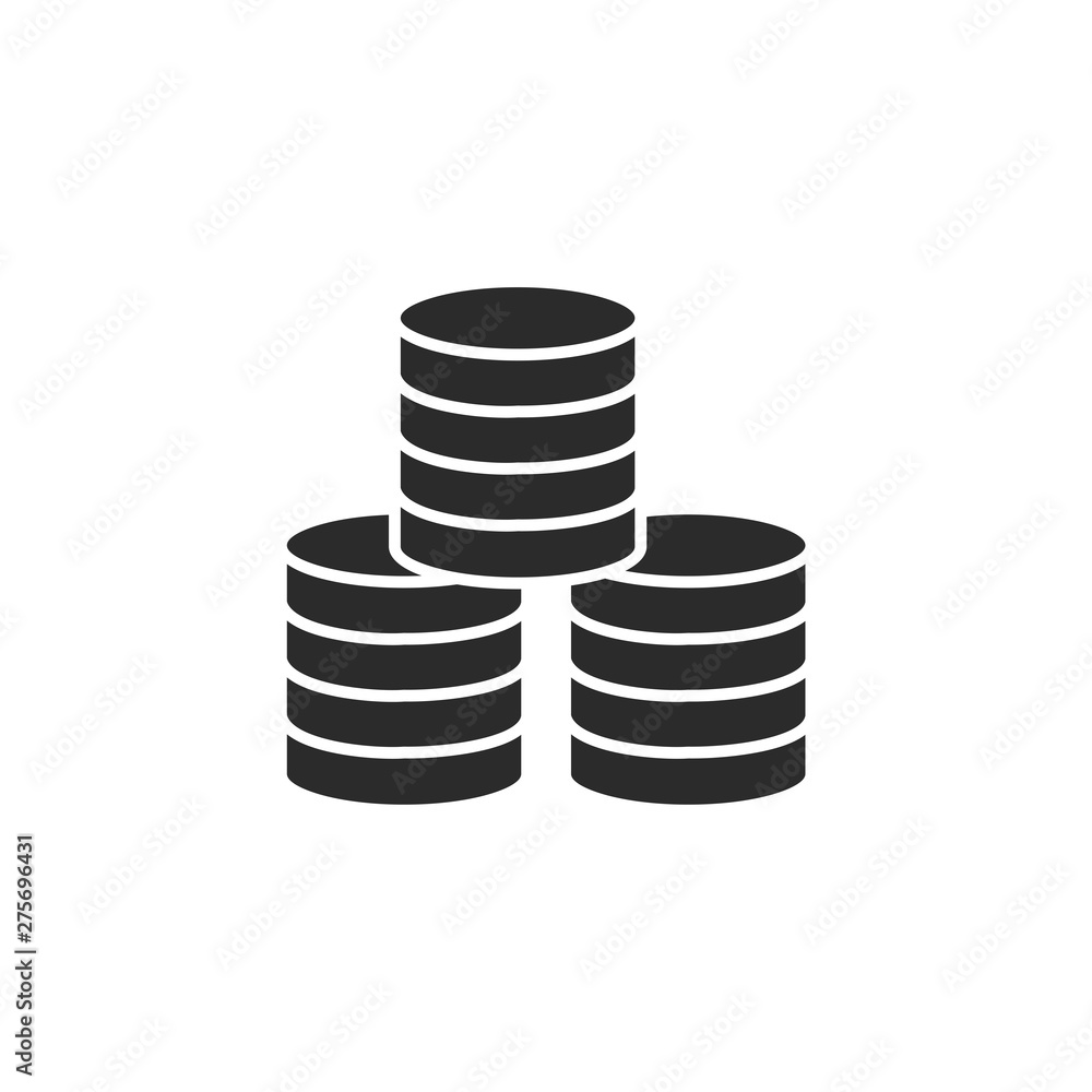 coin icon template black color editable. coin symbol vector sign isolated on white background. Simple logo vector illustration for graphic and web design. coin icon template black color editable. coin symbol vector sign isolated on white background. Simple logo vector illustration for graphic and web design.