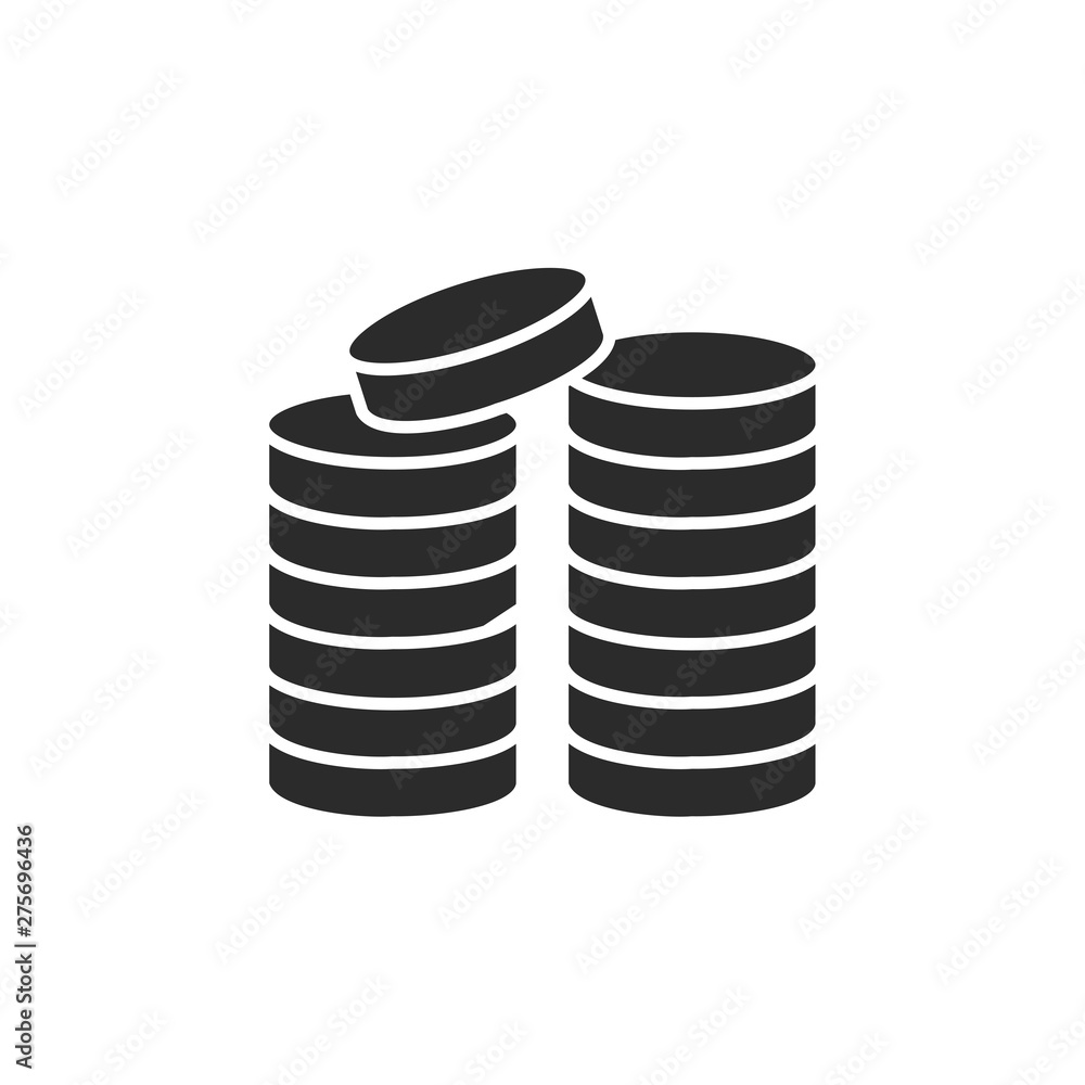 coin icon template black color editable. coin symbol vector sign isolated on white background. Simple logo vector illustration for graphic and web design. coin icon template black color editable. coin symbol vector sign isolated on white background. Simple logo vector illustration for graphic and web design.