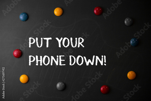 Fotografija Text sign showing Put Your Phone Down