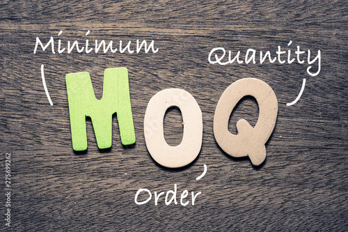 MOQ Wood Letters Acronym