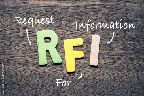 RFI Wood Letters Acronym