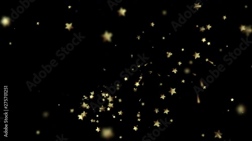 Gold Twirl Loop-able Overlay Background