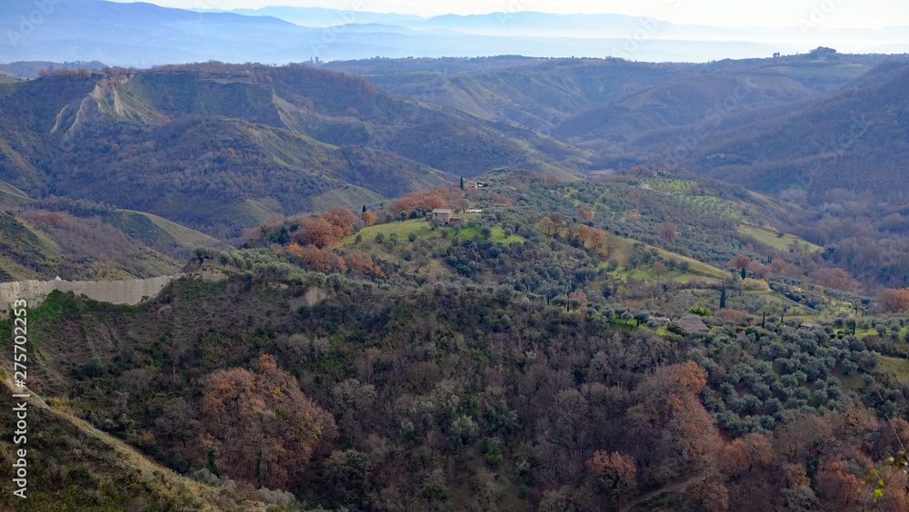 Fototapeta premium Civita di Bagnoreggio, Lazio, Viterbo, Italy Italia, Lazzaro Felice location