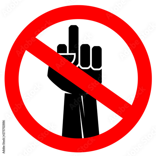 No offensive sign
