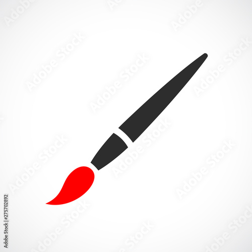 Paint brush vector icon