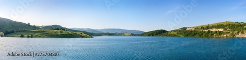 Panorama of Lake Klinje in Bosnia and Herzegovina.