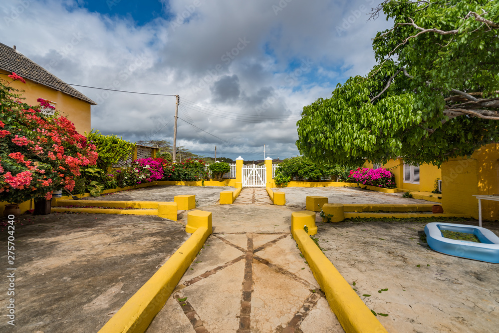 AN old Landhouse Views around the Caribbean island of Curacao AN old Landhouse Views around the Caribbean island of Curacao