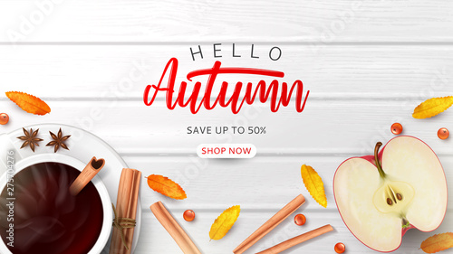 Promo banner for autumn sale