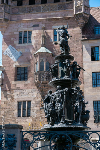 Fountain of virtue and Nassau tower photo