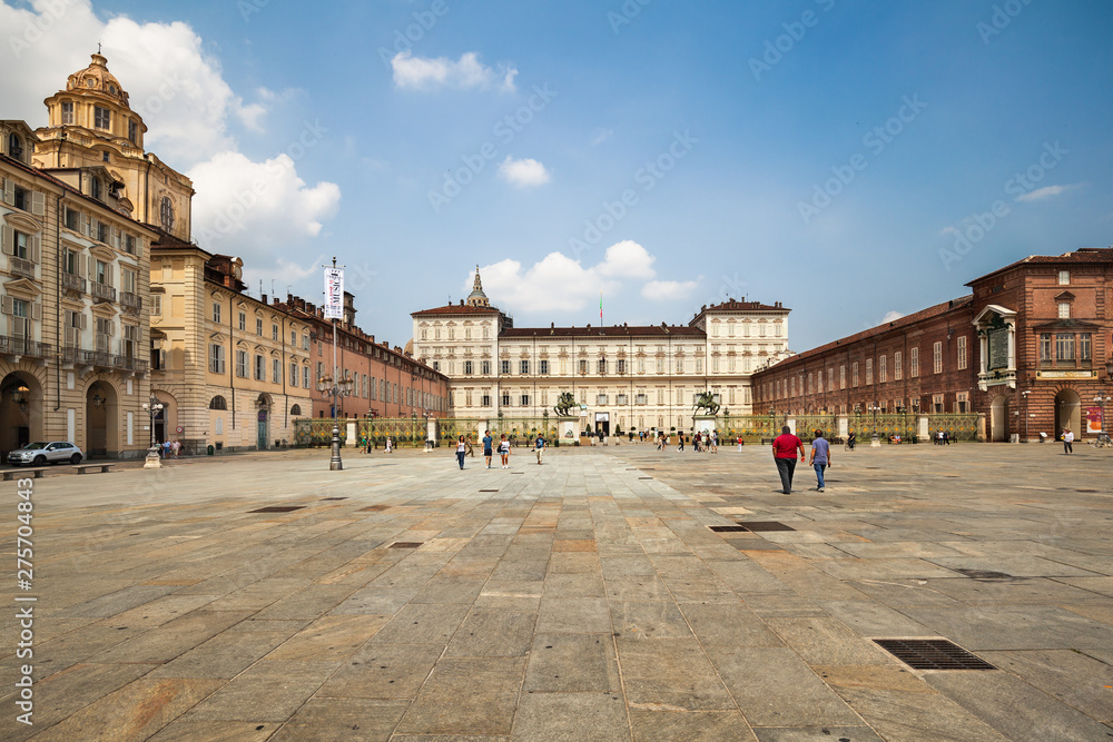 Royal palace in Turin, Italy