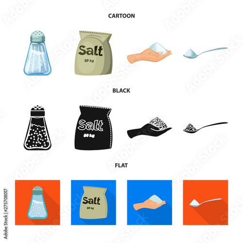 Vector illustration of cooking and sea icon. Collection of cooking and baking stock symbol for web.