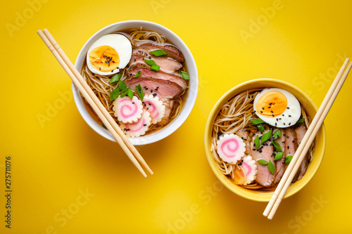 Japanese nodle soup ramen photo