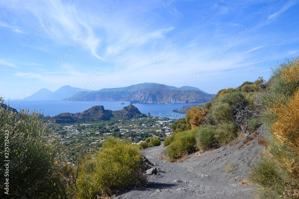Volcano island in Sicily, Italy. Volcano island in Sicily, Italy.