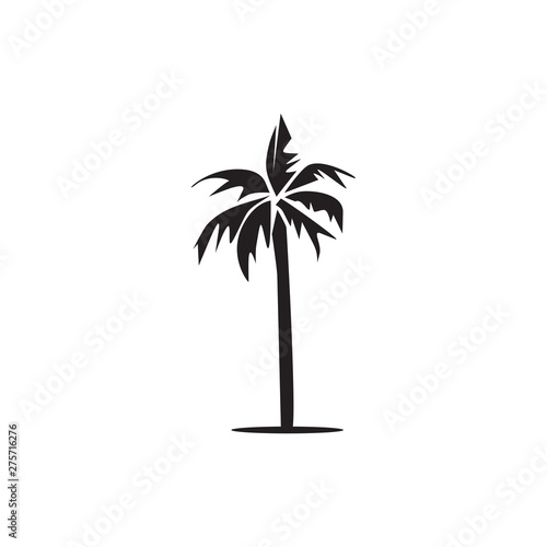 Palm tree logo icon design vector template