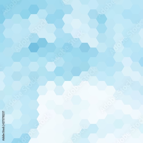 vector blue abstract hexagons. geometric design. eps 10