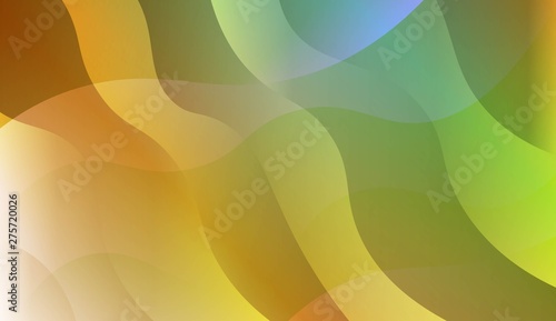 Curve Line Layer Background. For Template Cell Phone Backgrounds. Vector Illustration with Color Gradient.