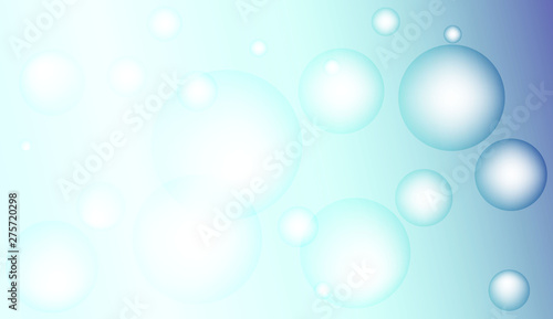 Abstract illustration with blurred drops. For flyer, brochure, booklet and websites design Bright Gradient Color Vector illustration.