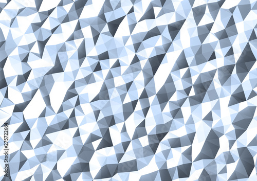 Abstract 3d Render Triangle Background.