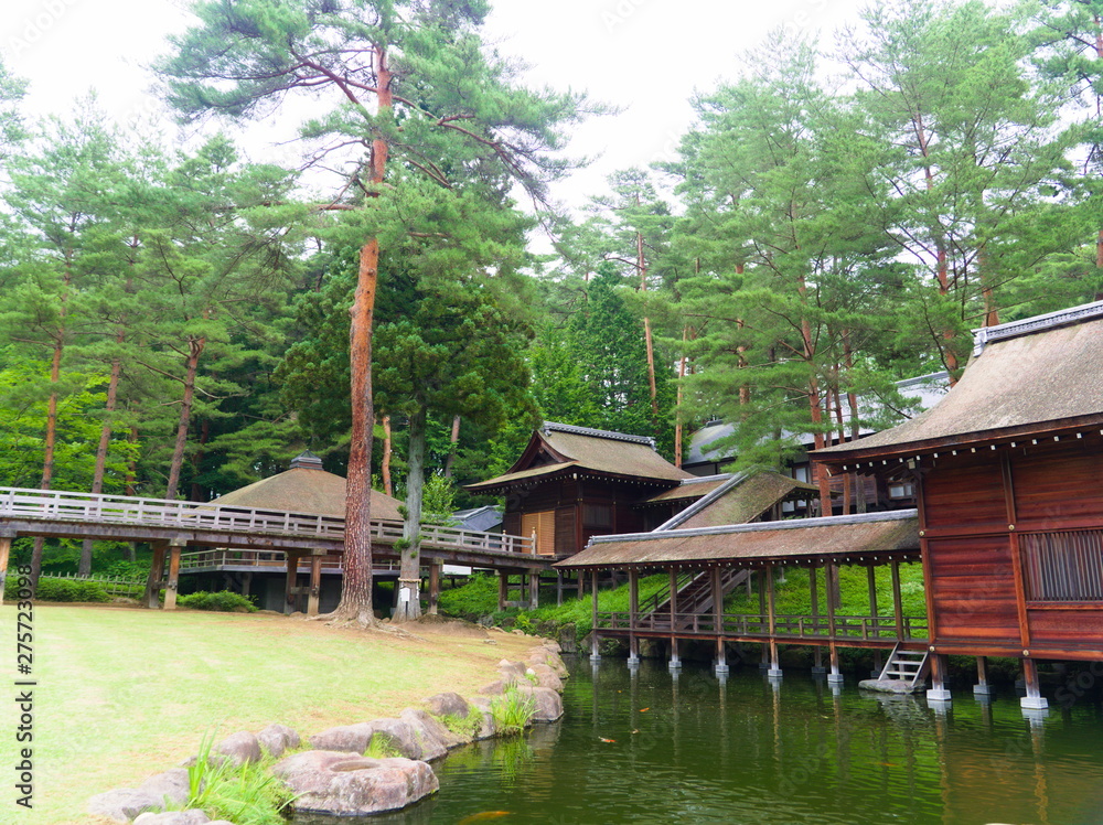 pavilion in park