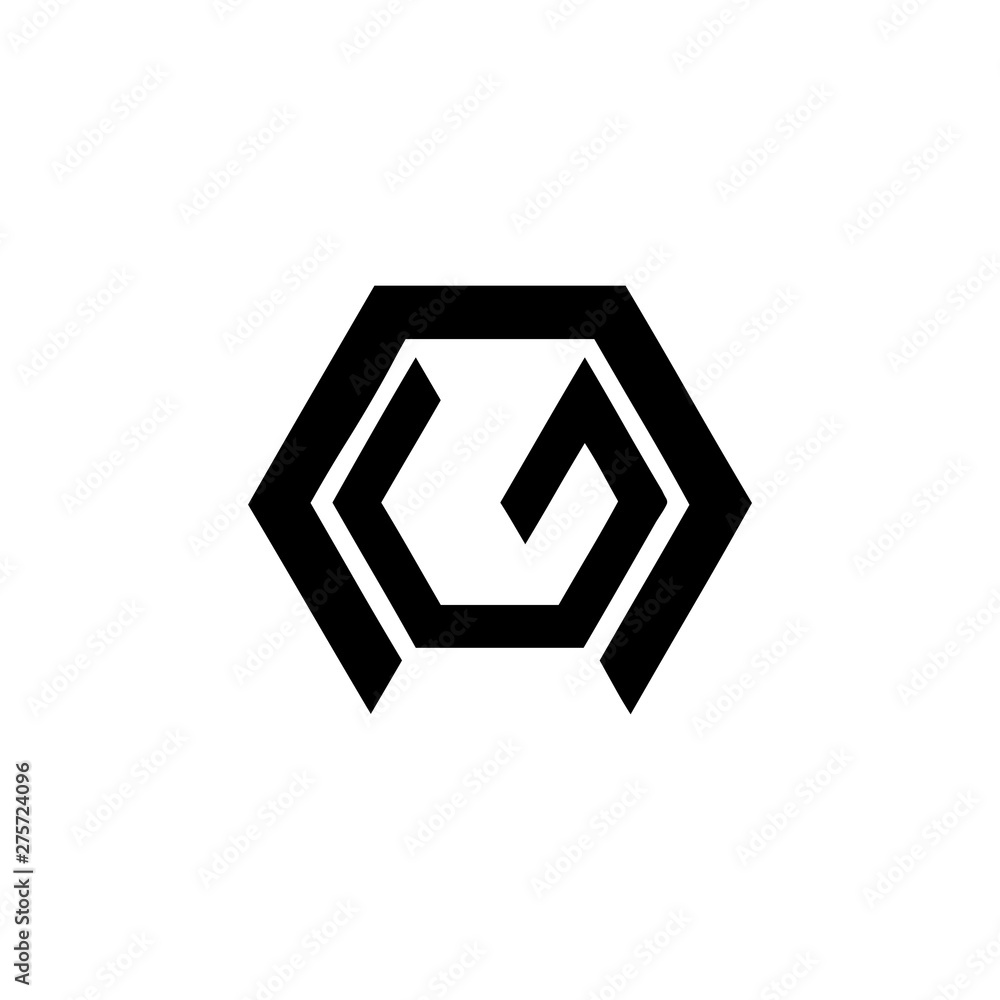 NG, NE, GN, EN geometric initials company logo NG, NE, GN, EN geometric initials company logo