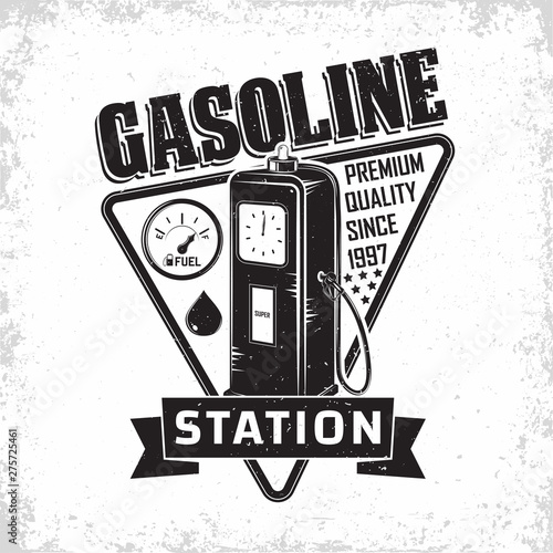  vintage filling station emblem design