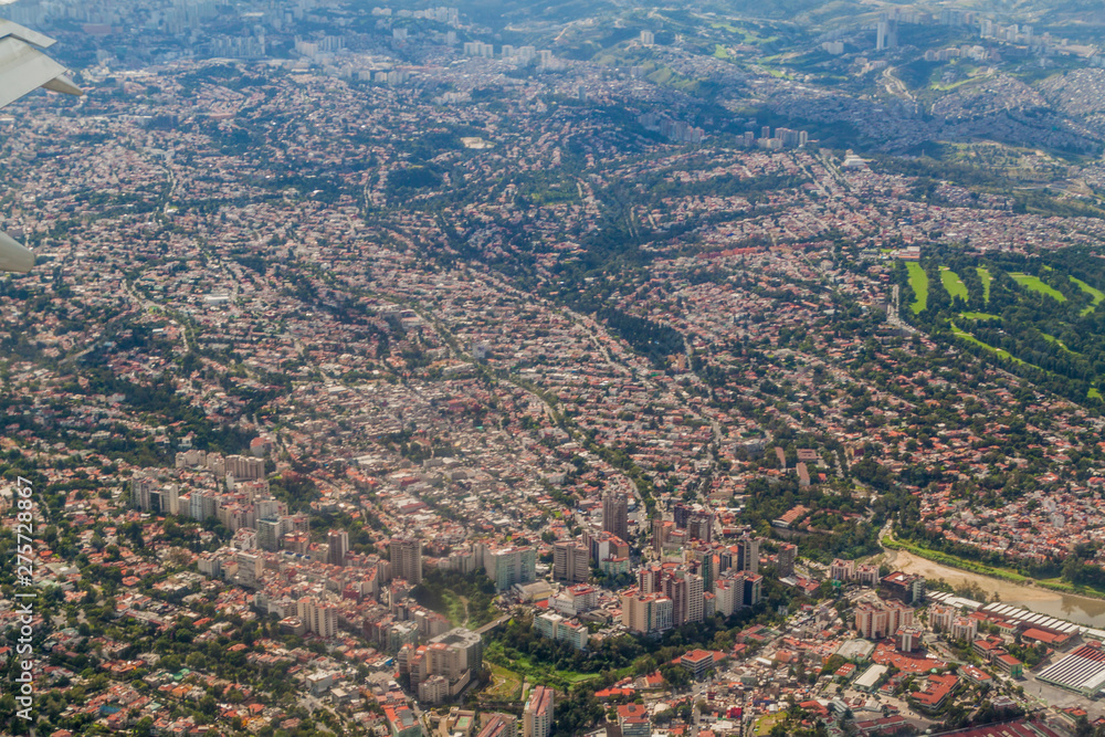 Aerial view of Ciudad de Mexico (Mexico City)