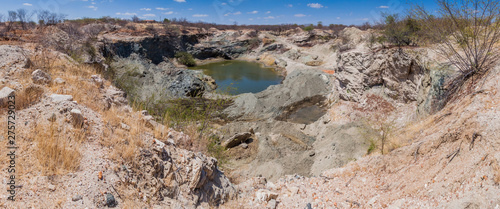 Vermiculite mine in Paraiba state, Brazil
