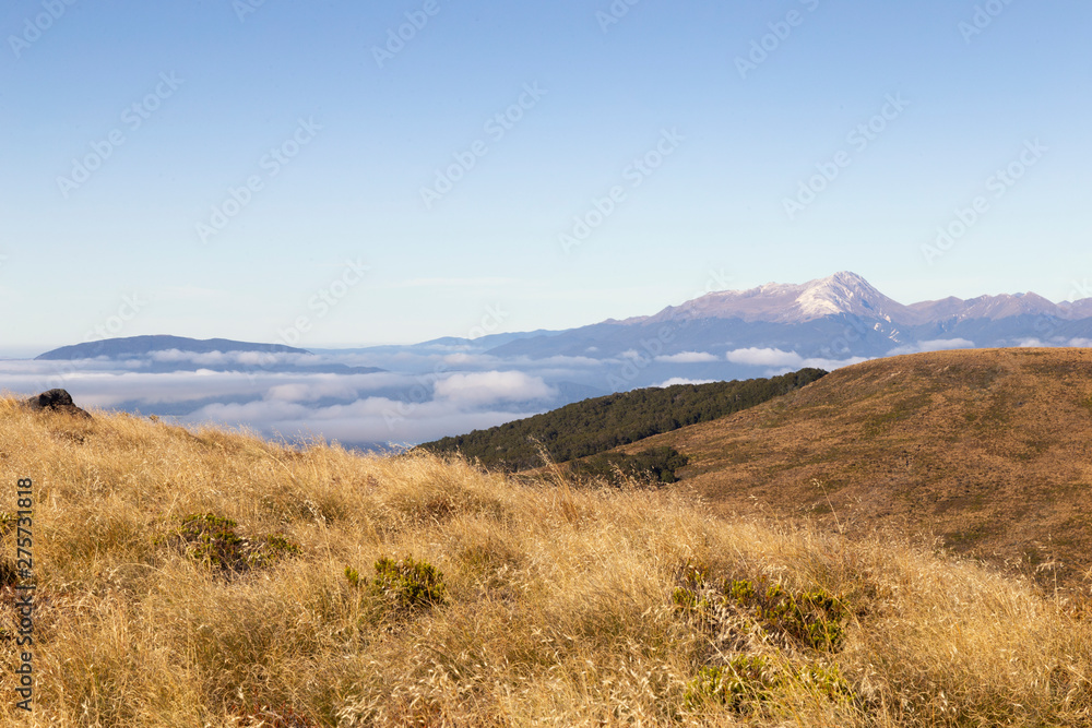 Kepler Track. Panoramic great walk in South Island in New Zealand. Kepler Track. Panoramic great walk in South Island in New Zealand.