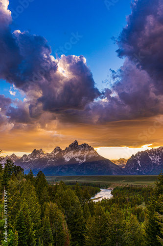 Storm over Snake River