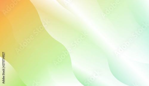 Wave Modern Background. For Your Design Wallpaper, Presentation, Banner, Flyer, Cover Page, Landing Page. Vector Illustration with Color Gradient.