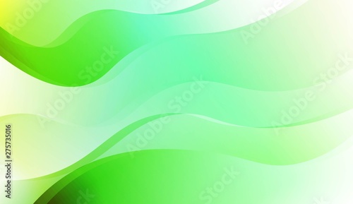 Abstract Shiny Waves. For Your Design Ad, Banner, Cover Page. Vector Illustration with Color Gradient.