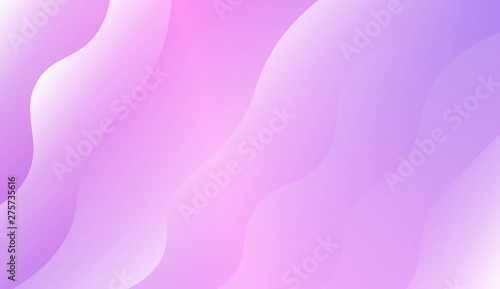 Blurred Decorative Design In Modern Style With Wave, Curve Lines. For Design, Presentation, Business. Vector Illustration with Color Gradient.