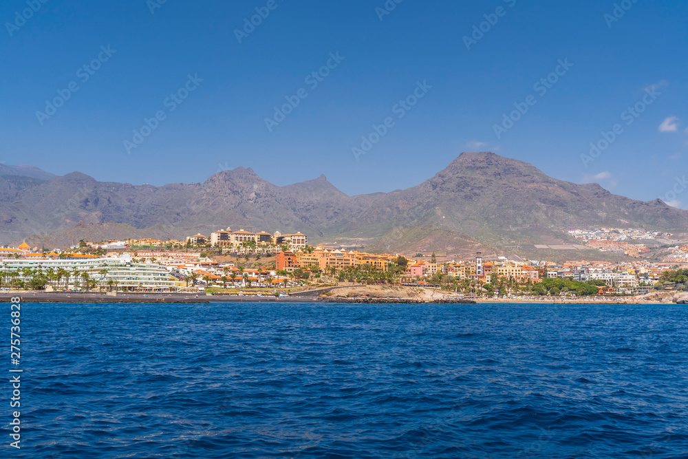 Fototapeta premium Yacht trip along Tenerife