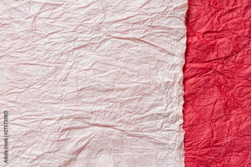 Wallpaper Mural 薄ピンクと赤の和紙 Torontodigital.ca