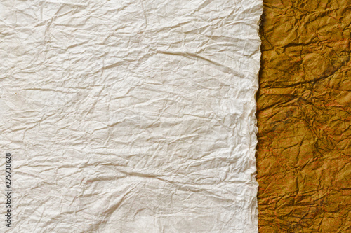 白（ライトグレー）とこげ茶の和紙