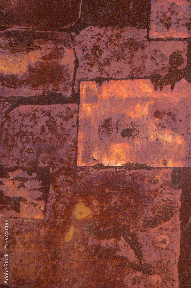 Abstract old rusty metal background.