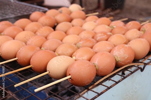 grilled egg at street food