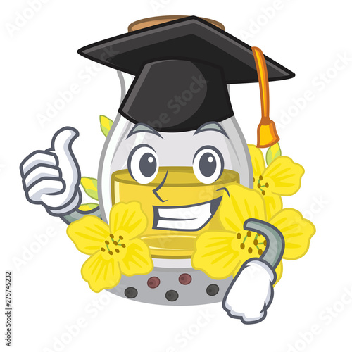 Graduation canola seed oil packaged in carton bottle