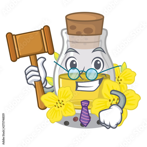 Judge canola seed oil on a cartoon