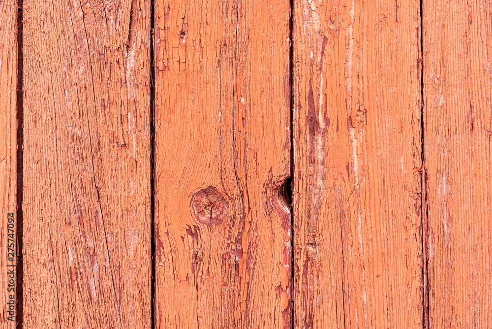Obraz premium Texture, wood, wall, it can be used as a background. Wooden texture with scratches and cracks
