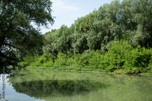 View of the Danube,Springtime in Melk, a small town in the Wachau Valley in the Austrian Countryside west of Vienna