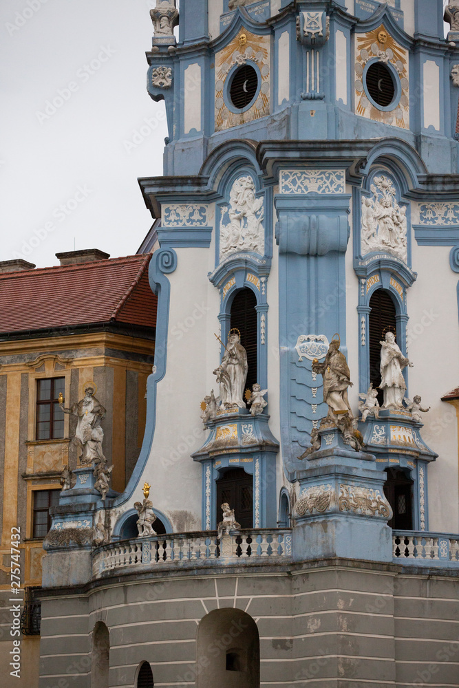 Baroque Architecture in Dürnstein the Wachau Valley in the Austrian Countryside west of Vienna