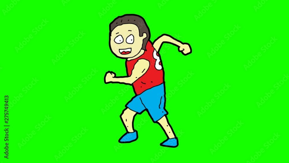 kids drawing green screen with theme of runner kids drawing green screen with theme of runner