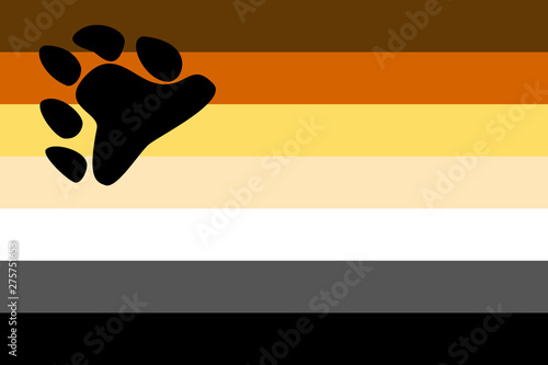 Bear Brotherhood Pride flag