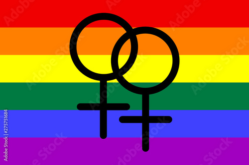 Lesbian Pride flag