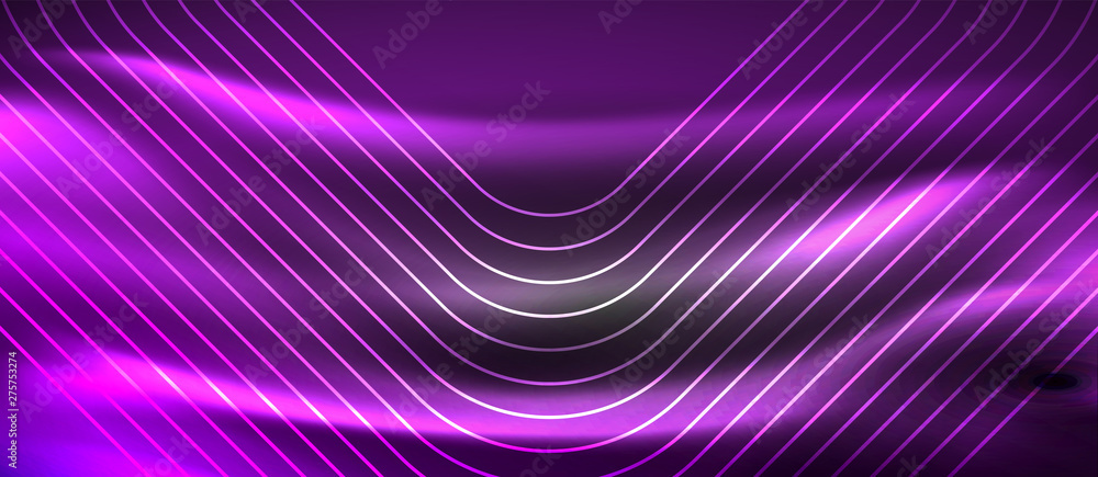 Glowing shiny neon squares abstract background, techno modern template Glowing shiny neon squares abstract background, techno modern template