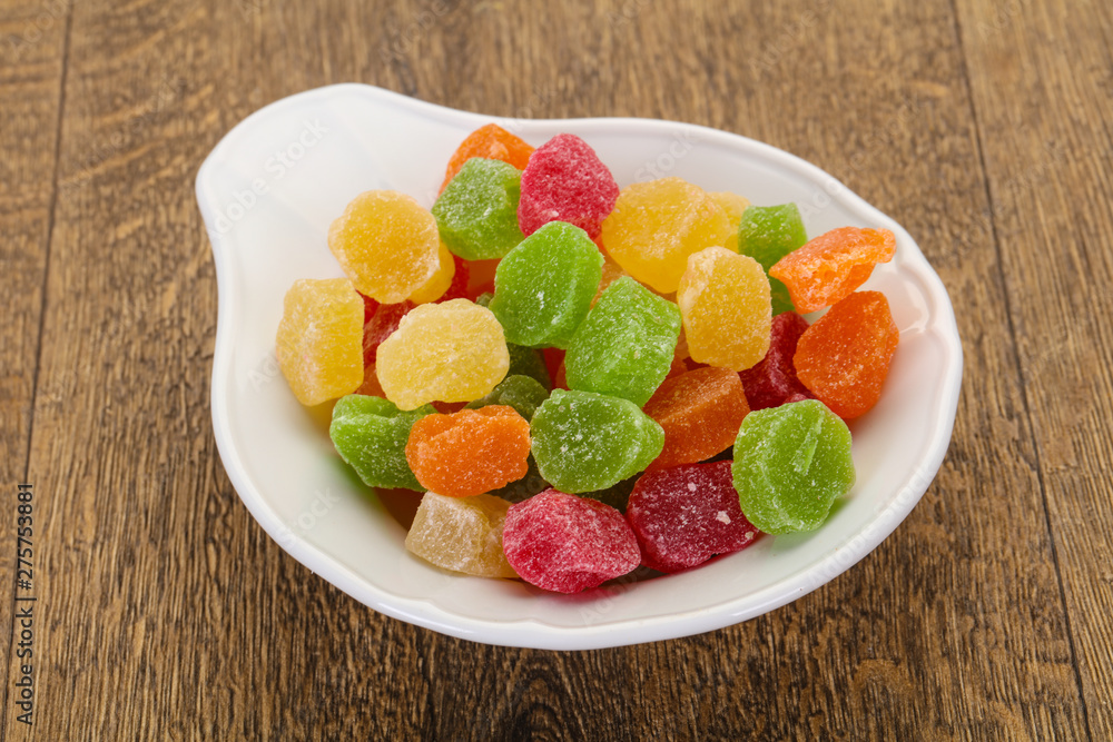 Sweet candied fruit Sweet candied fruit