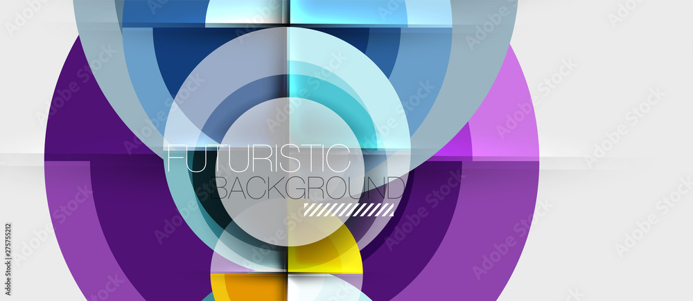 Circular geometrical design template Circular geometrical design template