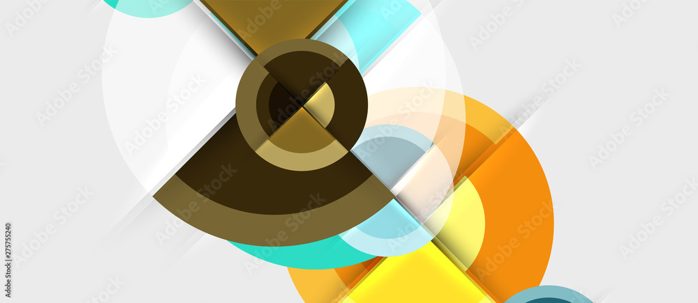 Geometric design abstract background - circles Geometric design abstract background - circles