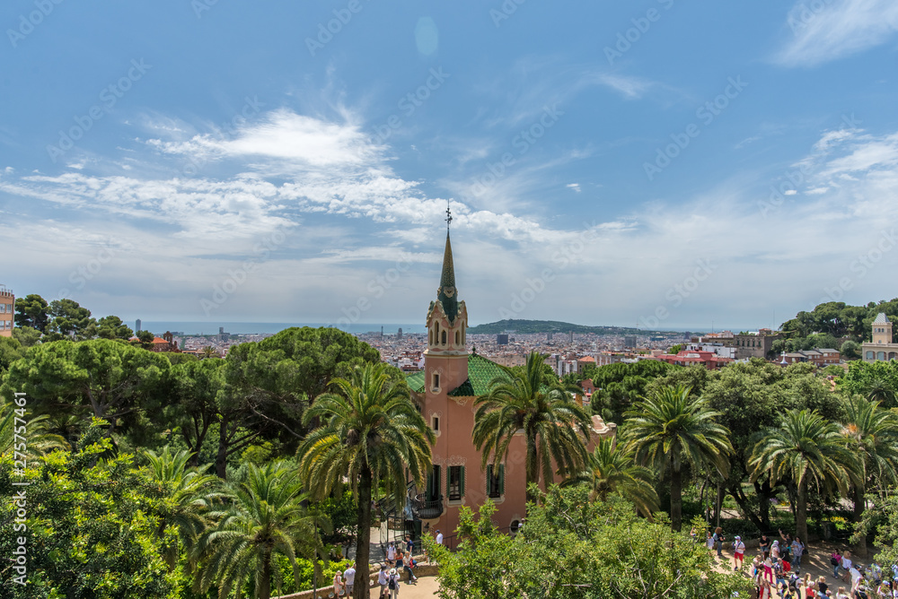 Fototapeta premium バルセロナの街並み